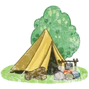 Average camping enjoyer