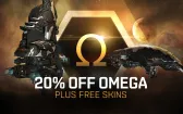 Risparmia il 20% su Omega e ottieni SKIN gratuite