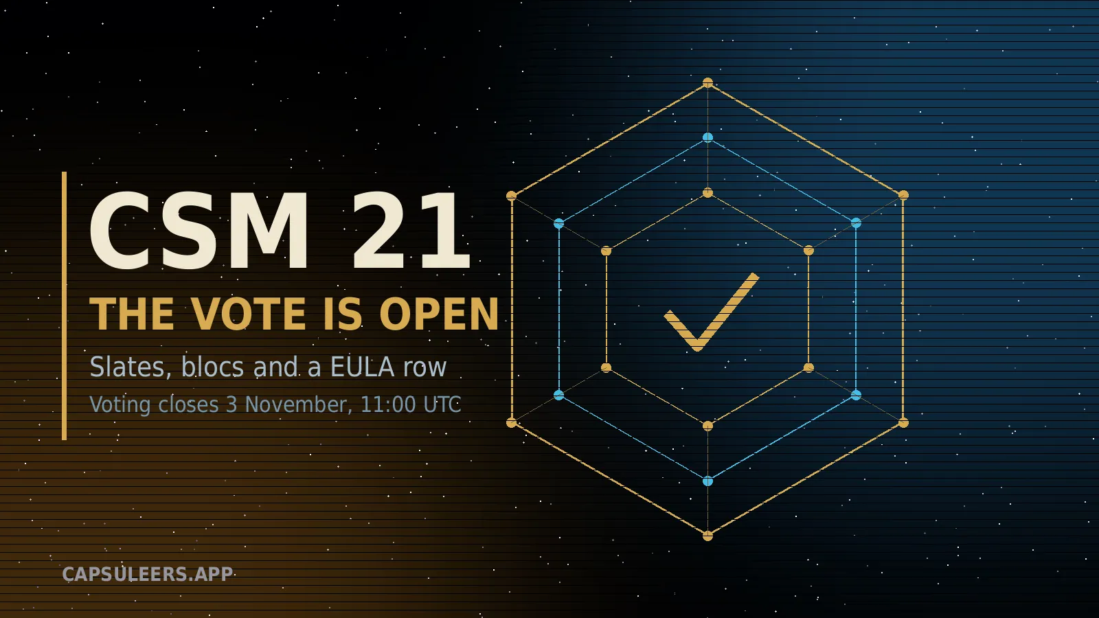 CSM 21 Voting Is Open: Slates, Blocs and a EULA Row on r/Eve