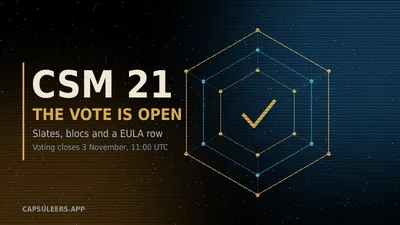 CSM 21 Voting Is Open: Slates, Blocs and a EULA Row on r/Eve