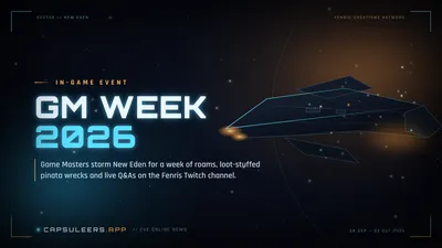 GM Week 2026 Is Coming to New Eden: Everything Fenris Creations' Support Team Has Planned