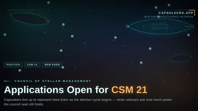 Applications Open for CSM 21 as Capsuleers Debate How Much the Council Actually Decides