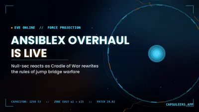 Ansiblex Overhaul Is Live: Null-Sec Reacts as Cradle of War Rewrites the Rules of Jump Bridge Warfare