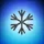 Transparent snowflake