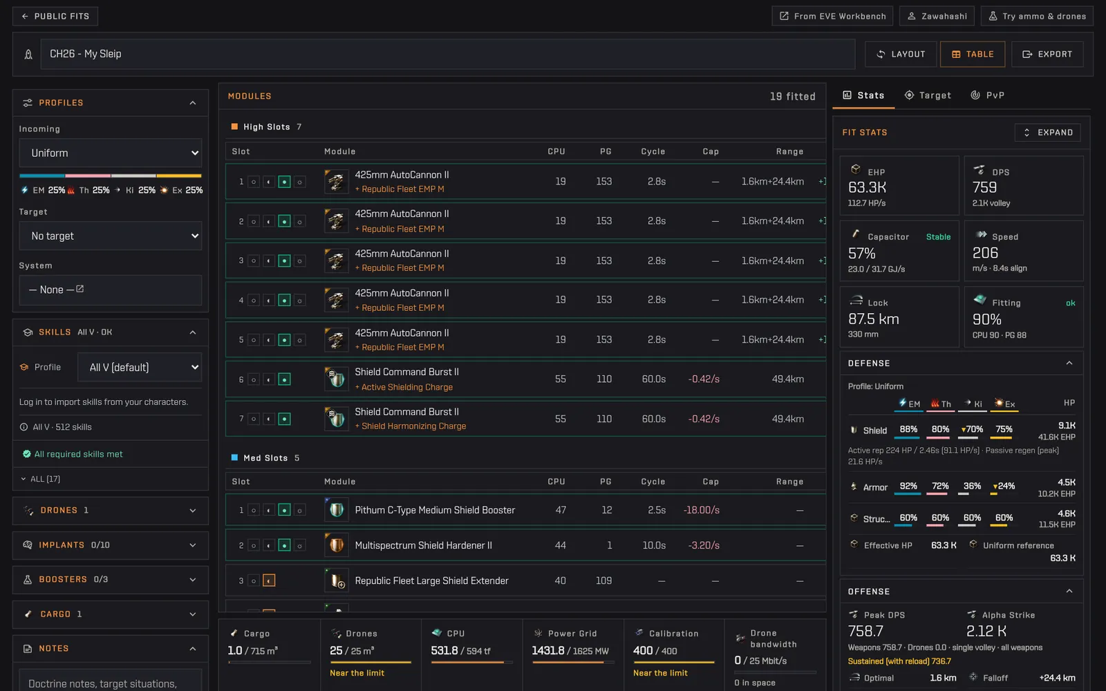 The editor switching from the 3D layout to the module table