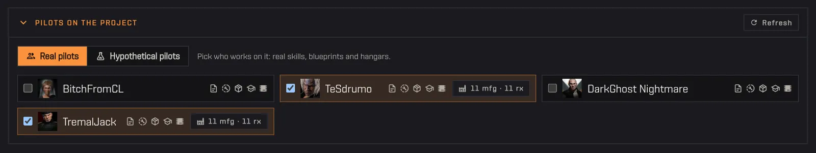 Ticking TeSdrumo adds a third pilot to the project, next to TremalJack and HackingJack with their job slots