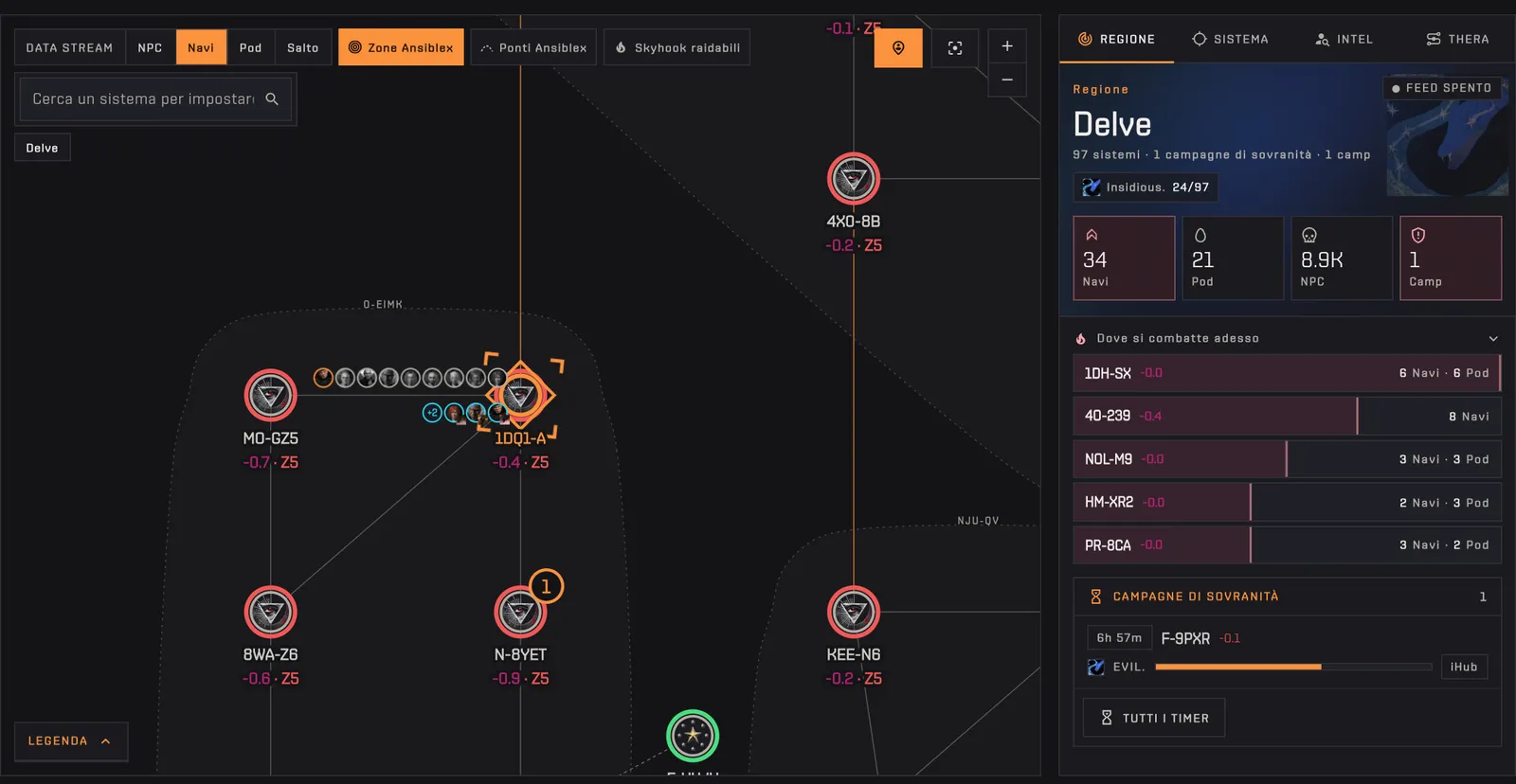 TremalJack scelto da Piloti tracciabili: la mappa salta su Delve e segna 1DQ1-A